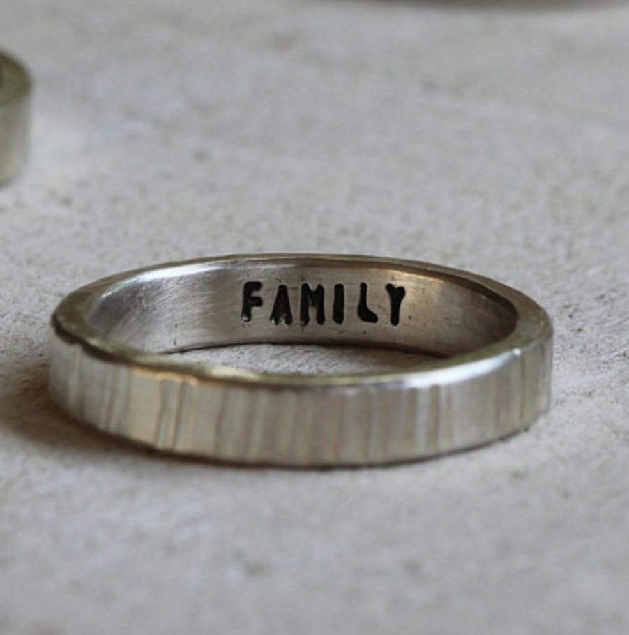 Wide Men's tree bark wedding ring – Praxis Jewelry