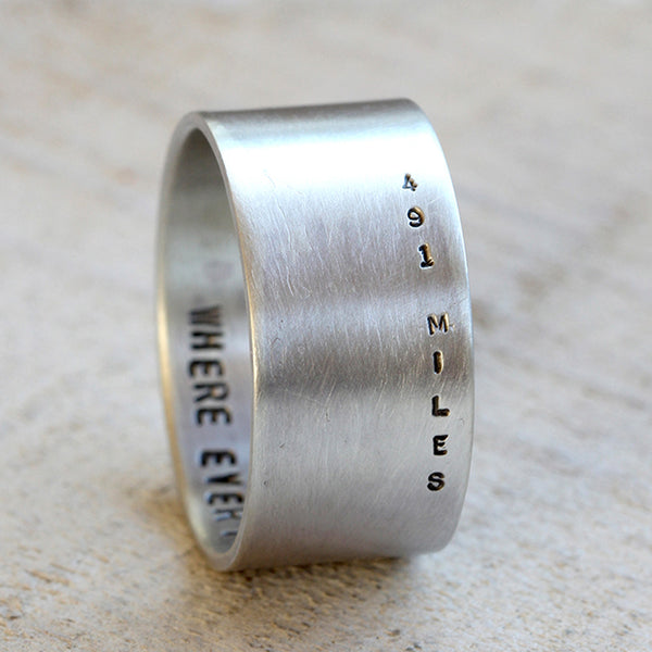 Long distance relationship ring