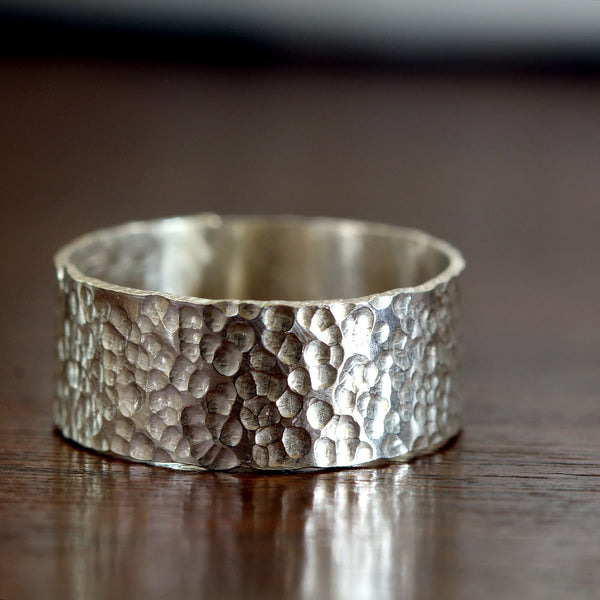 Hammered Silver Ring