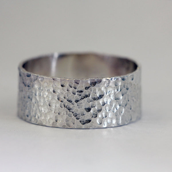 Hammered Silver Ring